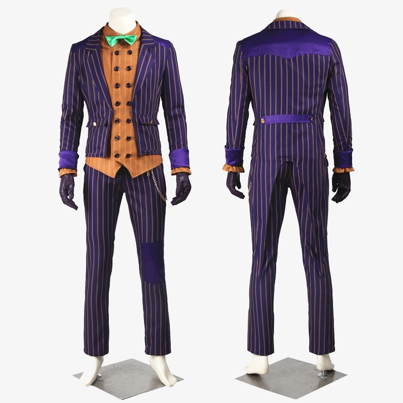 Batman Arkham Asylum Joker Costume Cosplay Suit Unibuy
