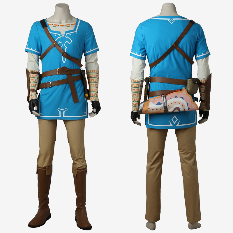 The Legend of Zelda Link Costume Cosplay Suit Breath of the Wild Unibuy