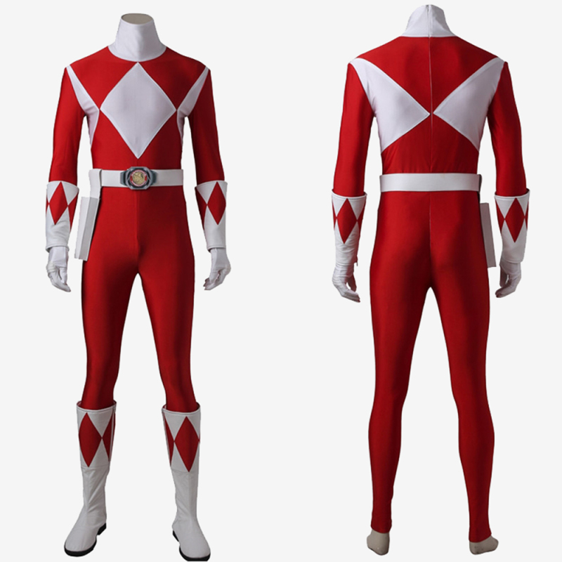 Power Red Ranger Costume Cosplay Suit Rangers Unibuy