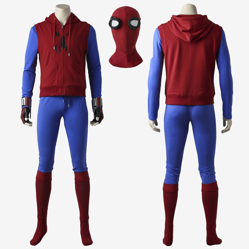 Spiderman Homecoming Hoodie Costume Cosplay Suit Peter Parker Ver 1 Unibuy