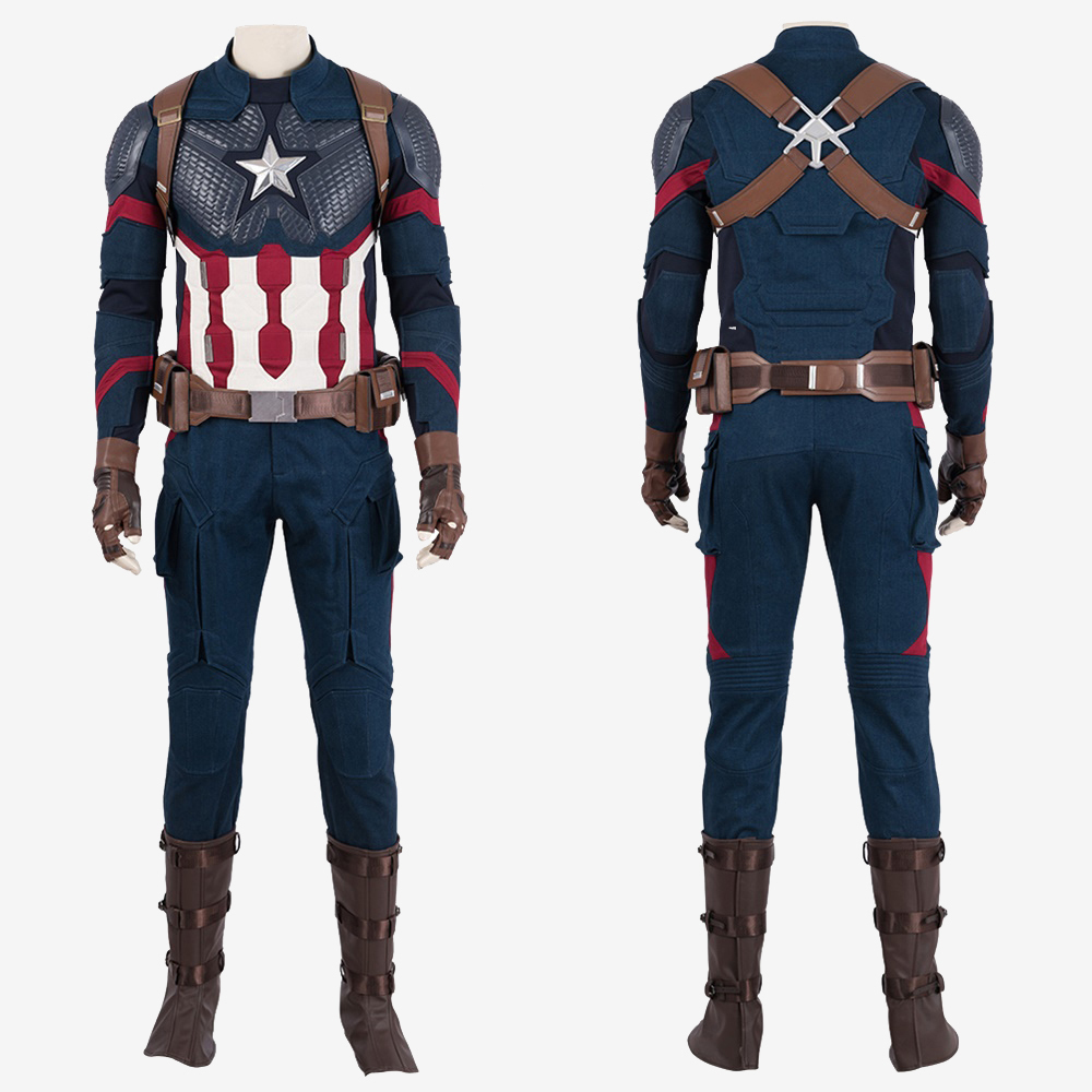 Avengers Endgame Captain America Costume Cosplay Suit Steve Rogers Unibuy