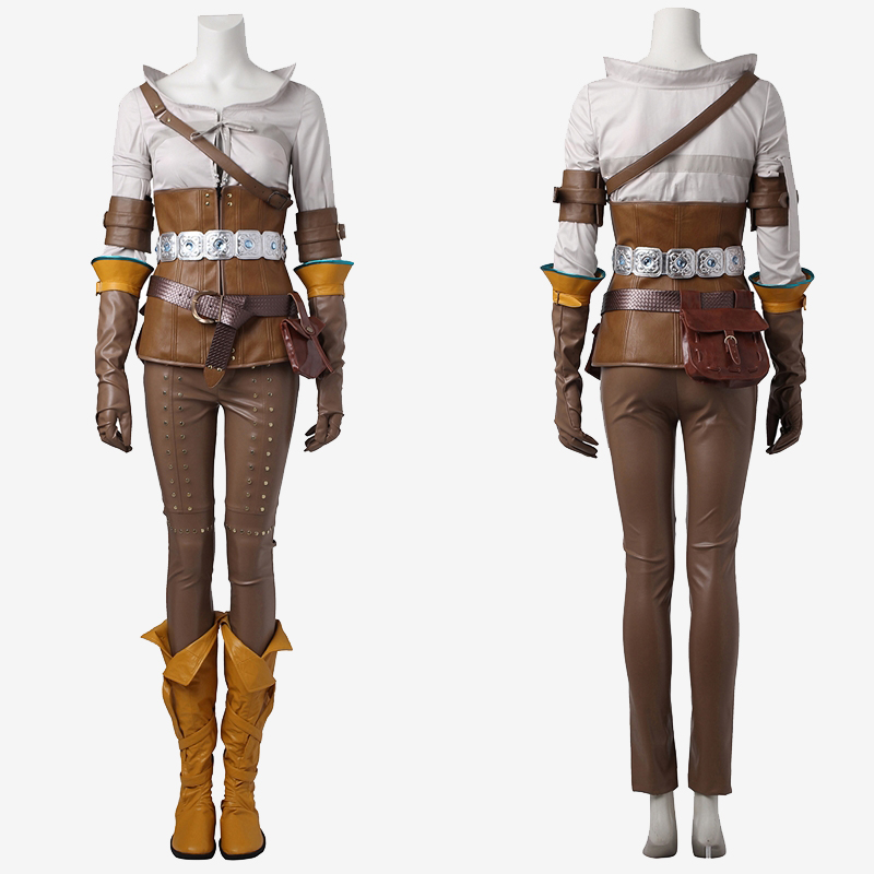 The Witcher 3 Wild Hunt Cirilla Costume Cosplay Suit Unibuyplus
