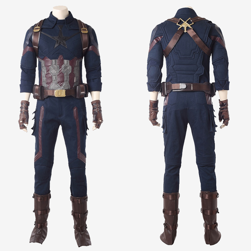 Avengers Infinity War Captain America Costume Cosplay Suit  Steve Rogers Unibuy