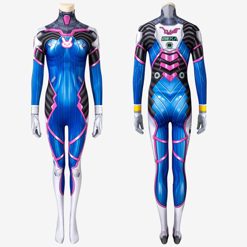 Overwatch OW D.VA Costume Cosplay Suit Ver 1Unibuy