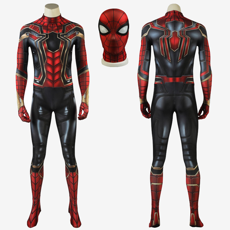 Avengers Infinity War Iron Spider-Man Costume Cosplay Suit Peter Parker Unibuy