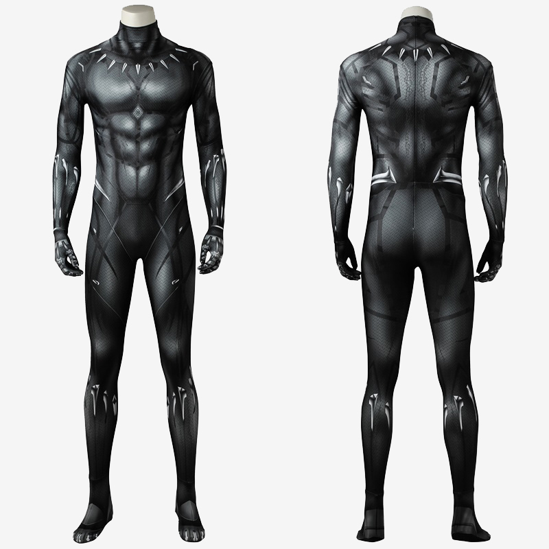 Black Panther Costume Cosplay Suit T'Challa Bodysuit Unibuy