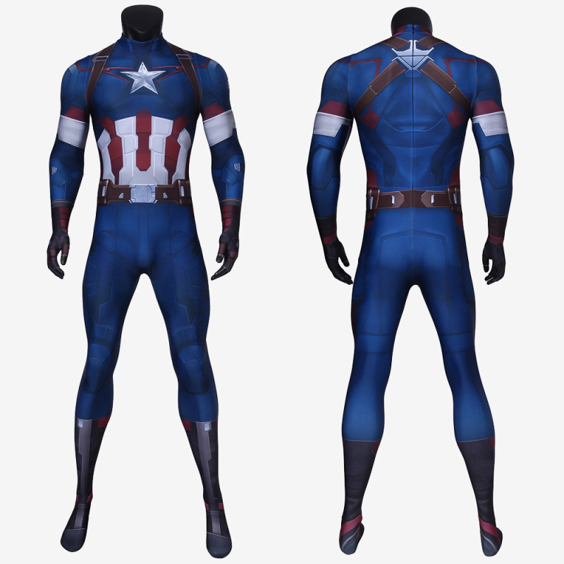 Avengers Age of Ultron Captain America Costume Cosplay Suit Steve Rogers Unibuy