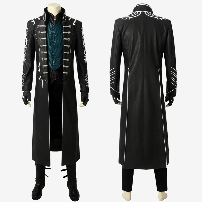 Devil May Cry V DMC 5 Vergil Cosplay Costume Coat Outfit Unibuy