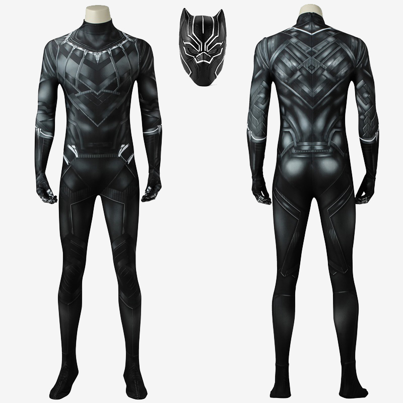 Captain America Civil War Black Panther Costume Cosplay Suit T'Challa Unibuy