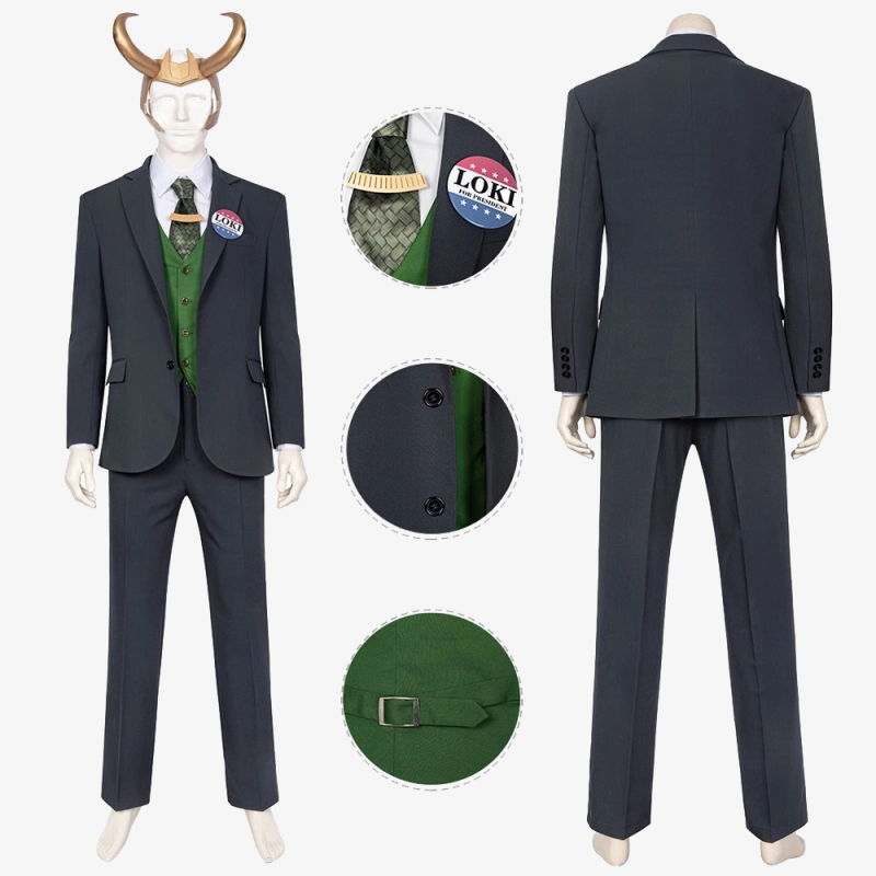 Loki Season 1 Costume Cosplay Suit Unibuy