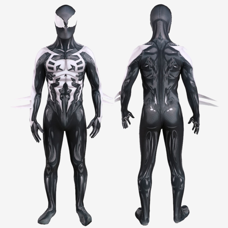 2099 Ultimate Spiderman Miguel O'Hara Costume Cosplay Jumpsuit Black Ver 1 Unibuy