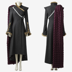 Game of Thrones Season 7 Daenerys Targaryen Costume Cosplay Dress With Cloak Ver 1 Unibuy