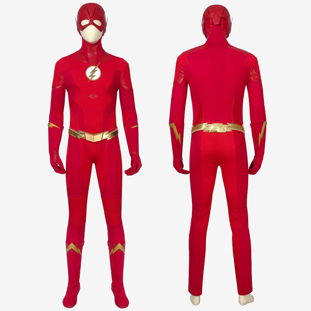 Flash Costume Cosplay Suit Barry Allen The Flash Season 5 Full Set ...