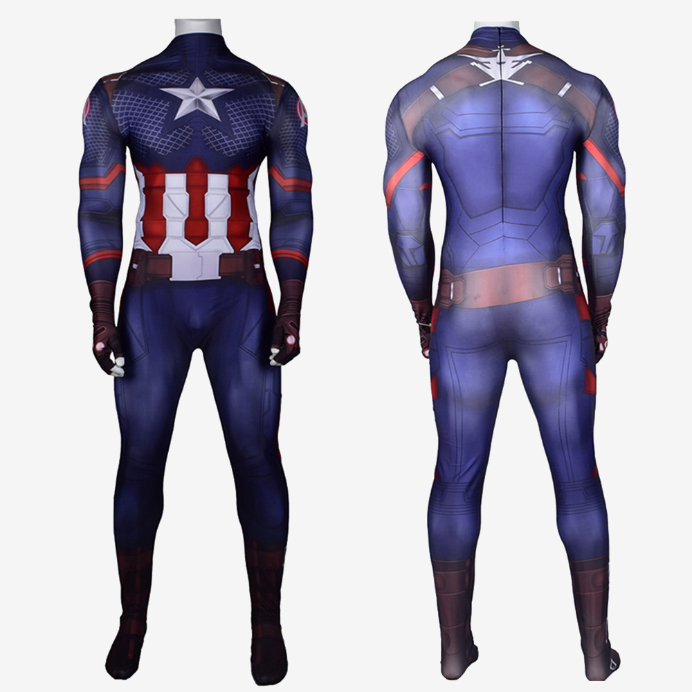 Captain America Civil War Costume Cosplay Suit Jumpsuit Bodysuit Unibuy