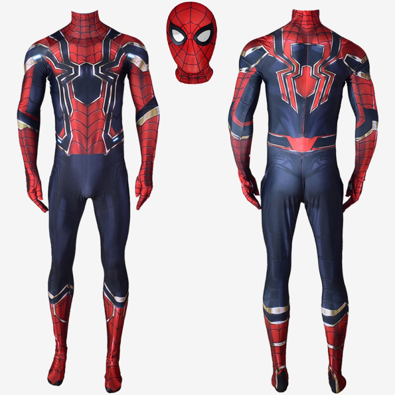 Avengers Infinity War Peter Parker Iron Spider-Man Suit Costume Cosplay Bodysuit Unibuy