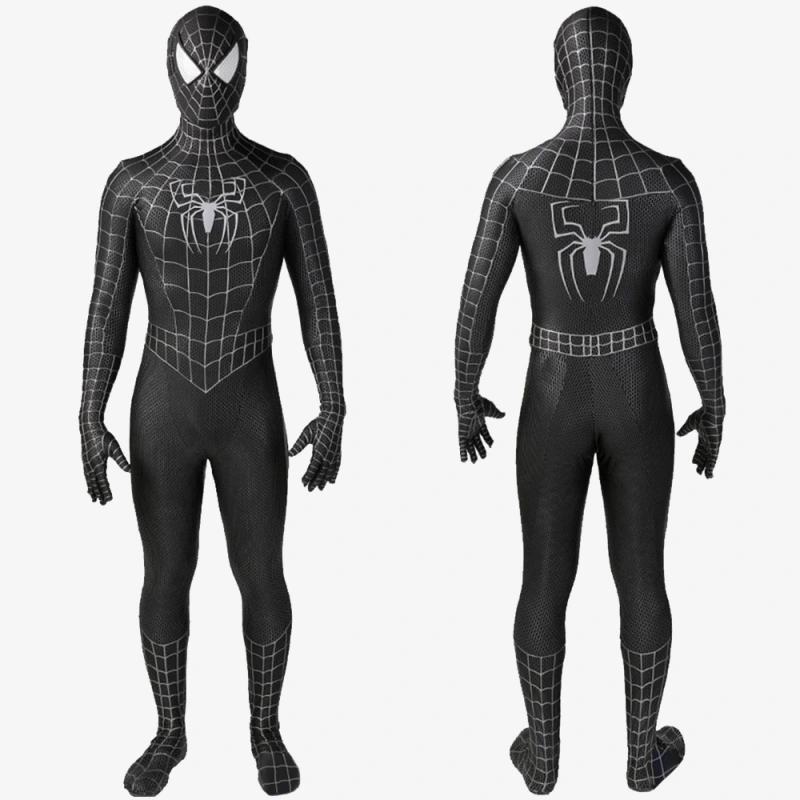 Spider-Man 3 Venom Symbiote Costume Cosplay Suit For Kids Adult Unibuy