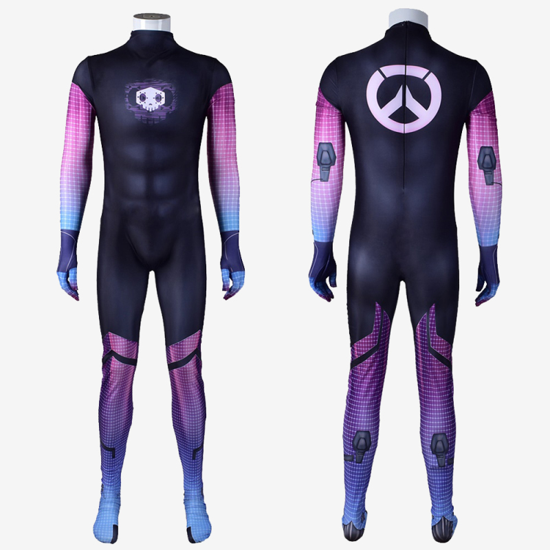 Sombra Hacker Overwatch Costume Cosplay Jumpsuit Bodysuit Unibuy