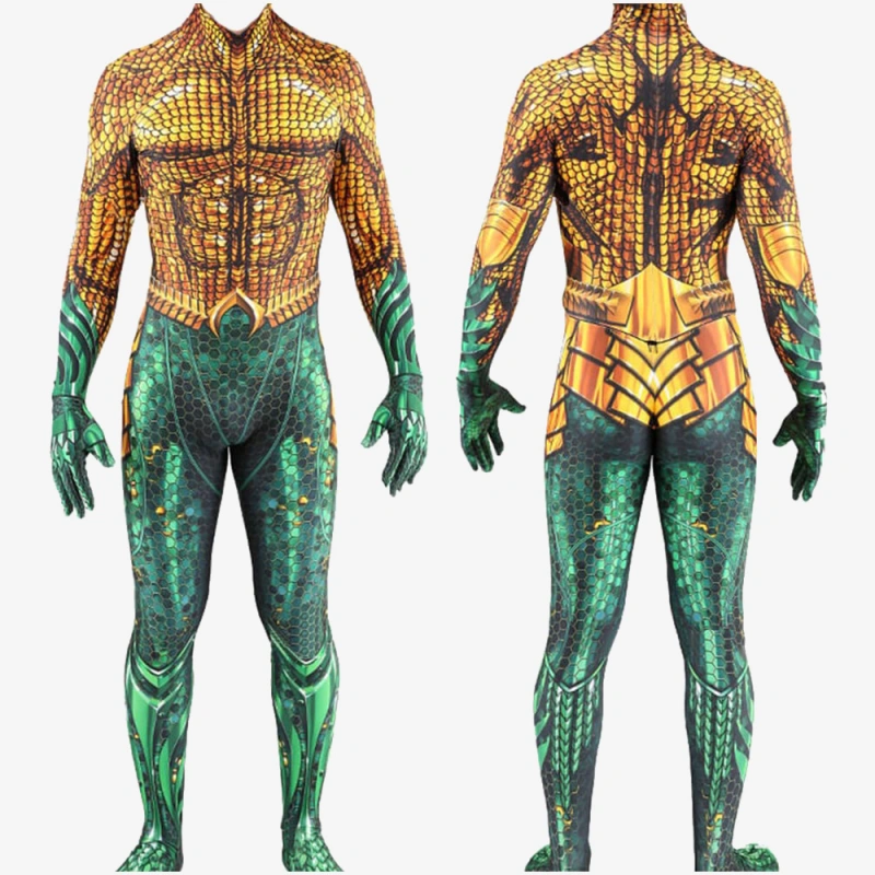 Aquaman Movie Adult Deluxe Aquaman Costume Cosplay Suit For Kids Adult Unibuy