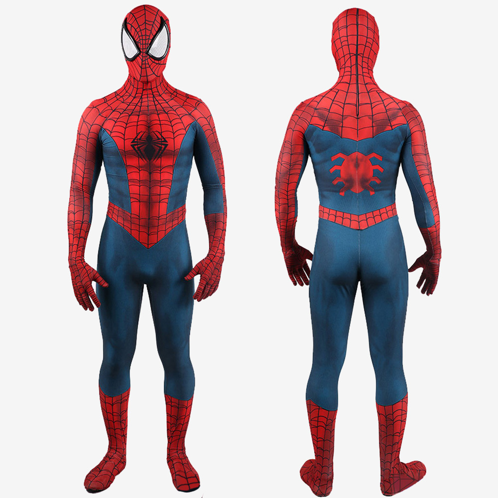 Spider-Man Edge of Time Costume Cosplay Suit Jumpsuit Bodysuit Unibuy