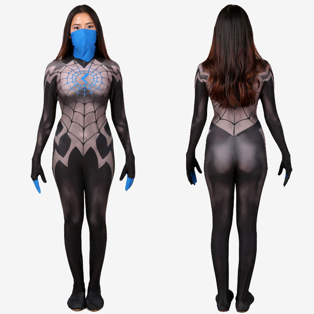 Spider-Man Silk Cindy Moon Costume Cosplay Suit Blue Version Unibuy