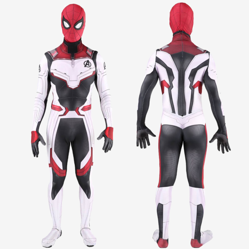 Avengers Endgame Deadpool Spider Man Crossover Quantum Realm Suit Cosplay Costume Unibuy