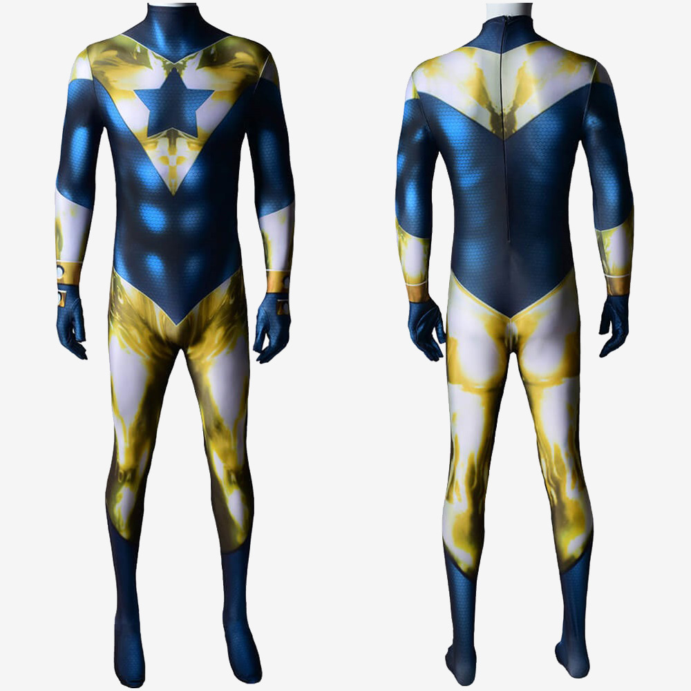 Justice League Booster Gold Costume Cosplay Suit Unibuy