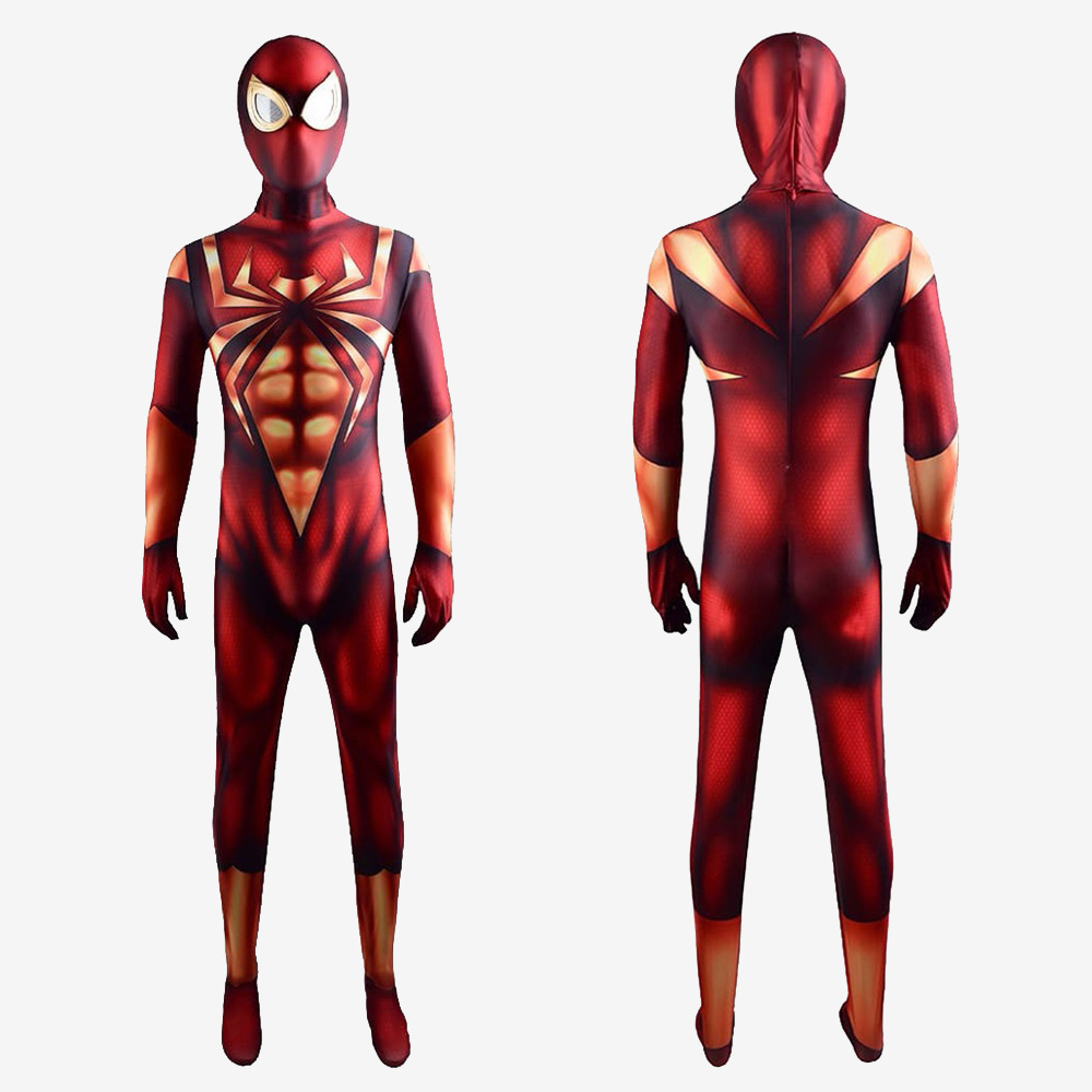 Spider-Man PS4 Costume Cosplay Iron Spider-Man Suit Cosplay For Kids Adult Ver1 Unibuy
