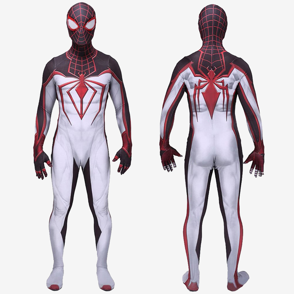 Spider-Man PS5 Miles Morales Cosplay Costume TRACK Suit For Kids Adult Unibuy