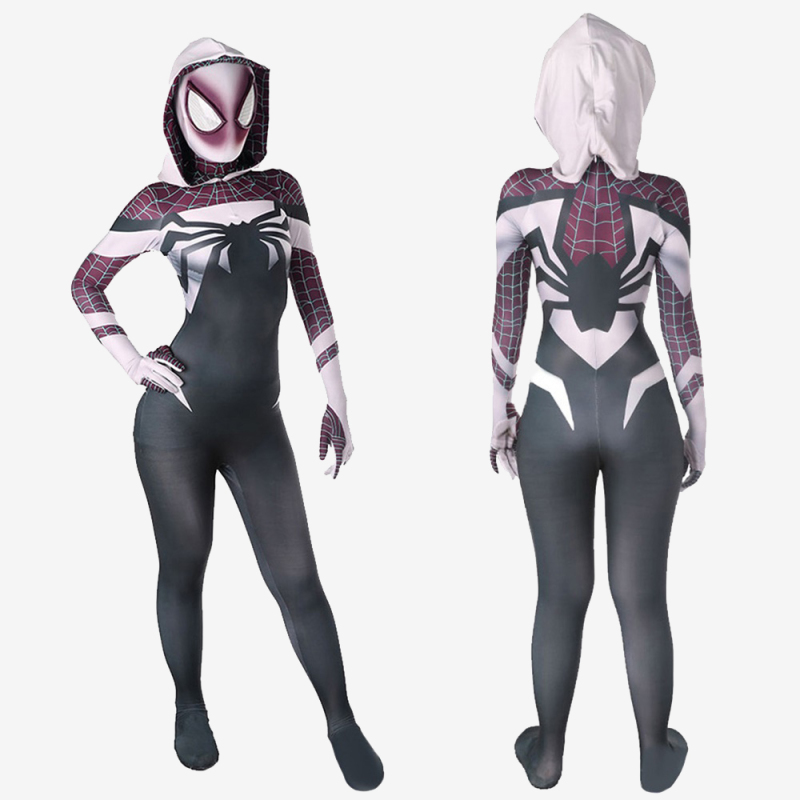 Spider-Woman Gwen Stacy Cosplay Costume Spider-Man Jumpsuit Bodysuit Unibuy