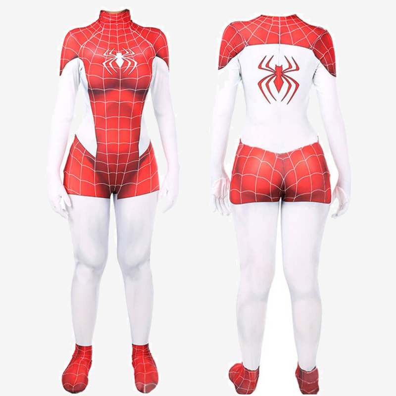 Spider-Man Mary Jane Spinneret Spider Girl Costume Cosplay Suit For Kids Adult Unibuy