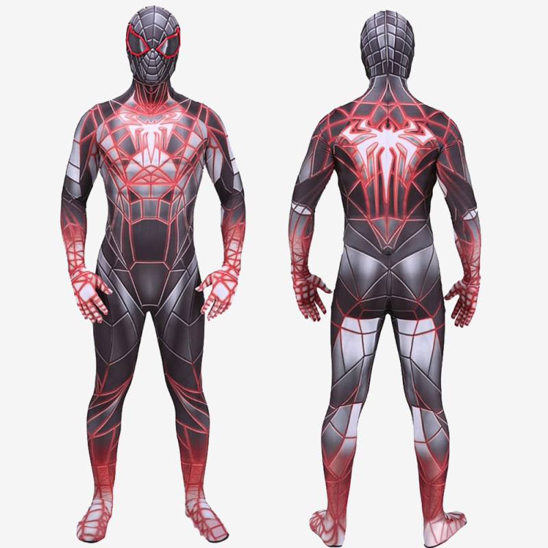 Spider-man PS5 Miles Morales Costume Cosplay Programmable Matter Suit For Kids Adult Unibuy