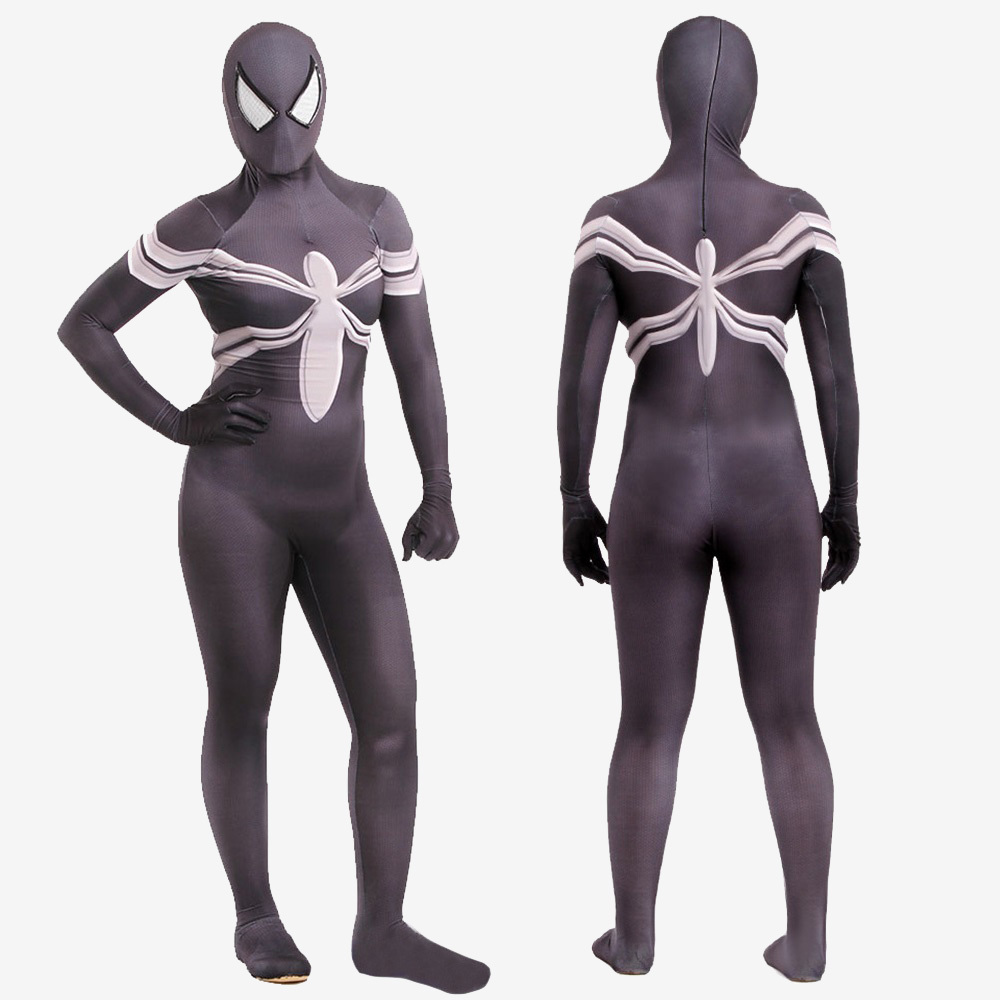 Venom Symbiote Spider-Man Costume Cosplay Womens Jumpsuit Bodysuit Unibuy