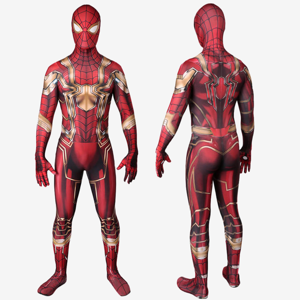 Avengers Infinity War Peter Parker Iron Spider-Man Suit Cosplay Costume Bodysuit Unibuy