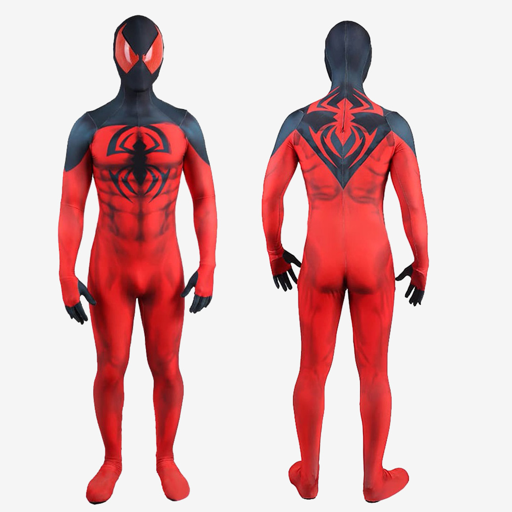 Spider Man PS4 Scarlet Spider II Suit Kaine Parker Cosplay Costume For 
