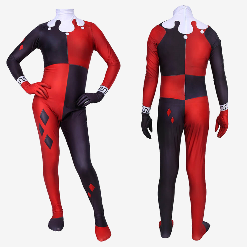 Harley Quinn Costume Cosplay Suit Batman Arkham City For Kids Adult Unibuy