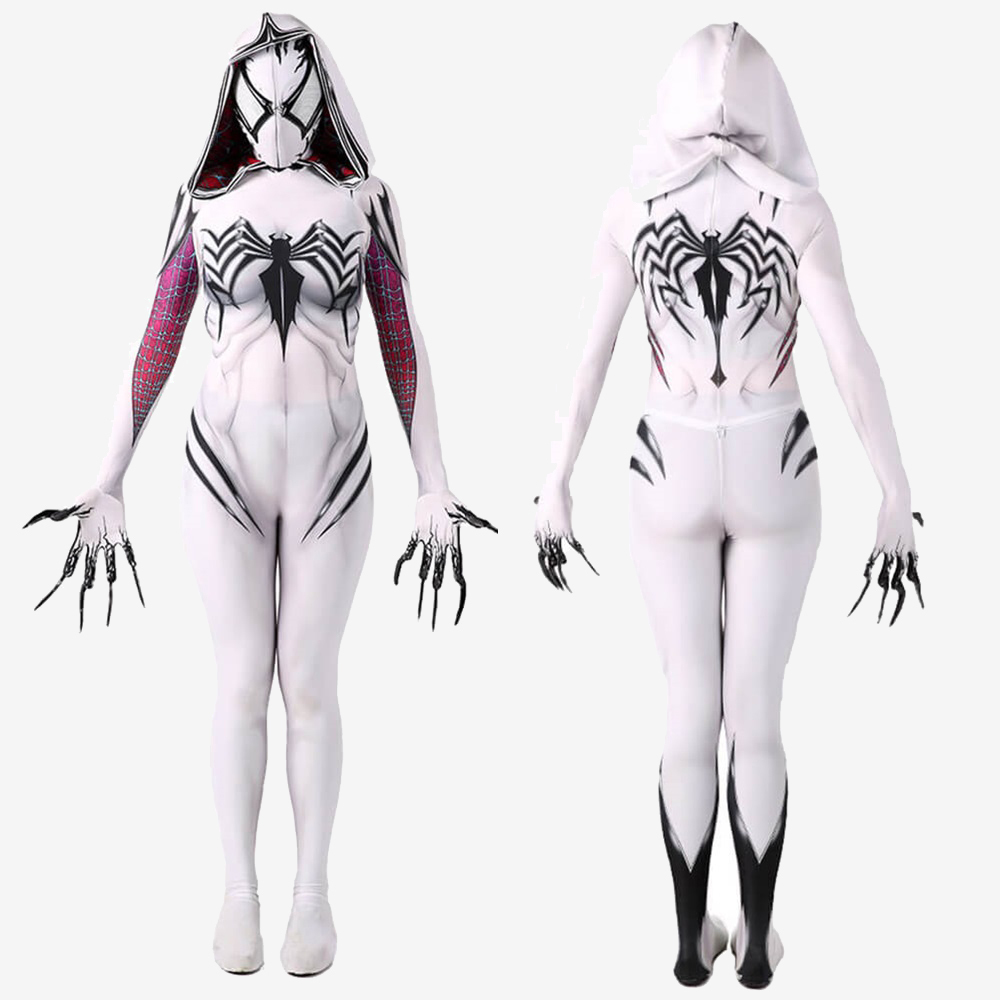 Spider Gwen Stacy Venom Costume Cosplay Suit Outfit For Kids Adult Unibuy