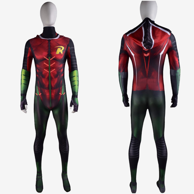 Batman Gotham Knights Robin Costume Cosplay Suit Tim Drake Jumpsuit Bodysuit Unibuy