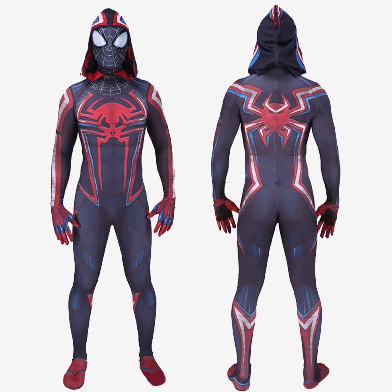 Spider-Man PS5 Costume Cosplay Miles Morales 2099 Suit For Kids Adults Unibuy