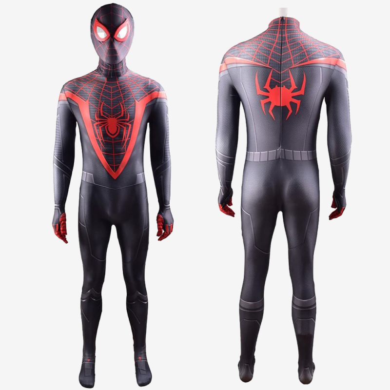 Spider-man Costume Miles Morales Cosplay Costume PS5 ver. Unibuy