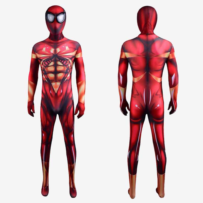 Spider-Man PS4 Costume Cosplay Iron Spider-Man Suit Cosplay For Kids Adult Unibuy