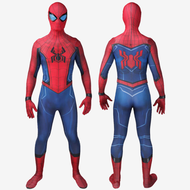Spiderman Homecoming Peter Parker Spider-Man Cosplay Costume Jumpsuit Unibuy