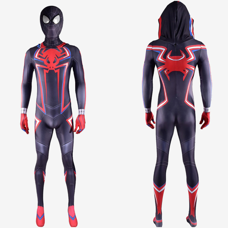 Spider-Man PS5 Costume Cosplay Miles Morales 2099 Suit Unibuy