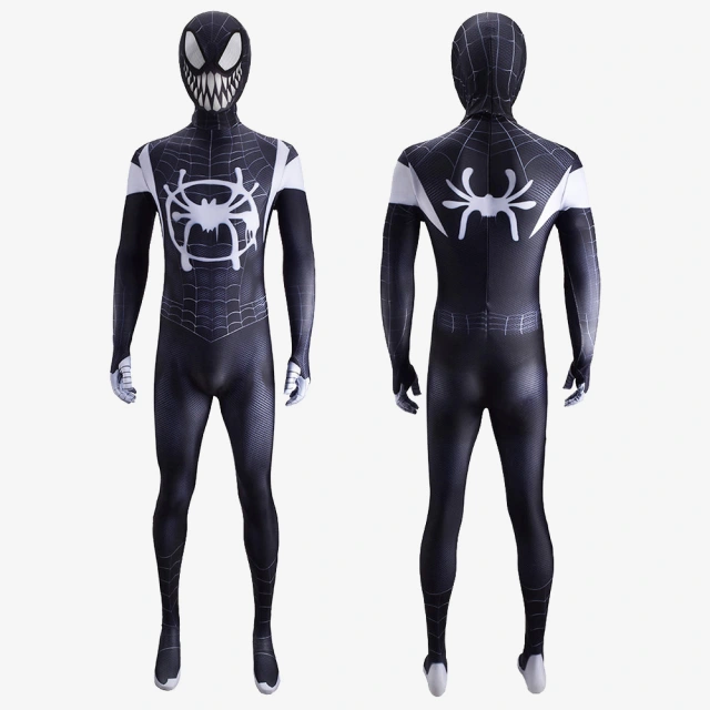 Spider-Man Venom Symbiote Miles Morales Costume Cosplay Suit Unibuy