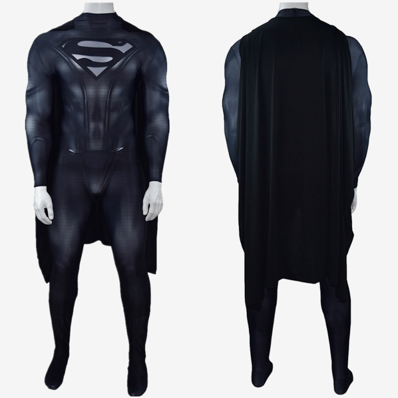 Superman Costume Cosplay Suit Clark Kent Justice League Black Ver Jumpsuit Unibuy