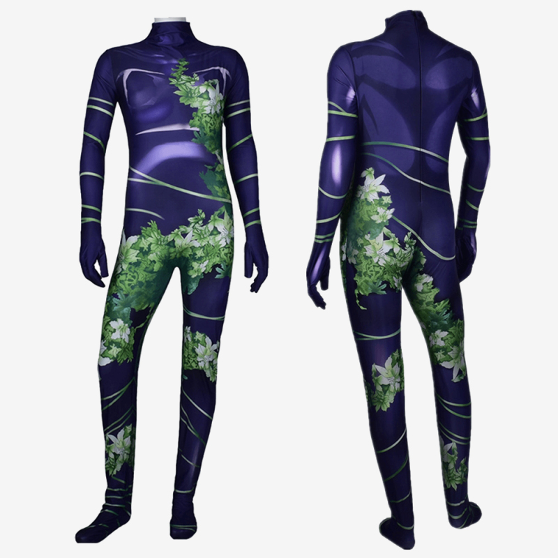 Batman Poison Ivy Plantgirl Cosplay Costume Jumpsuit Bodysuit Unibuy