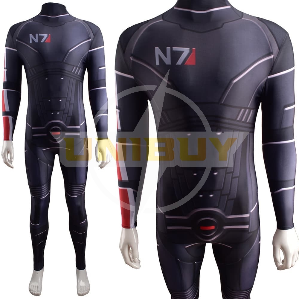 Mass Effect 3 Commander Shepard Costume Cosplay Suit Unibuy