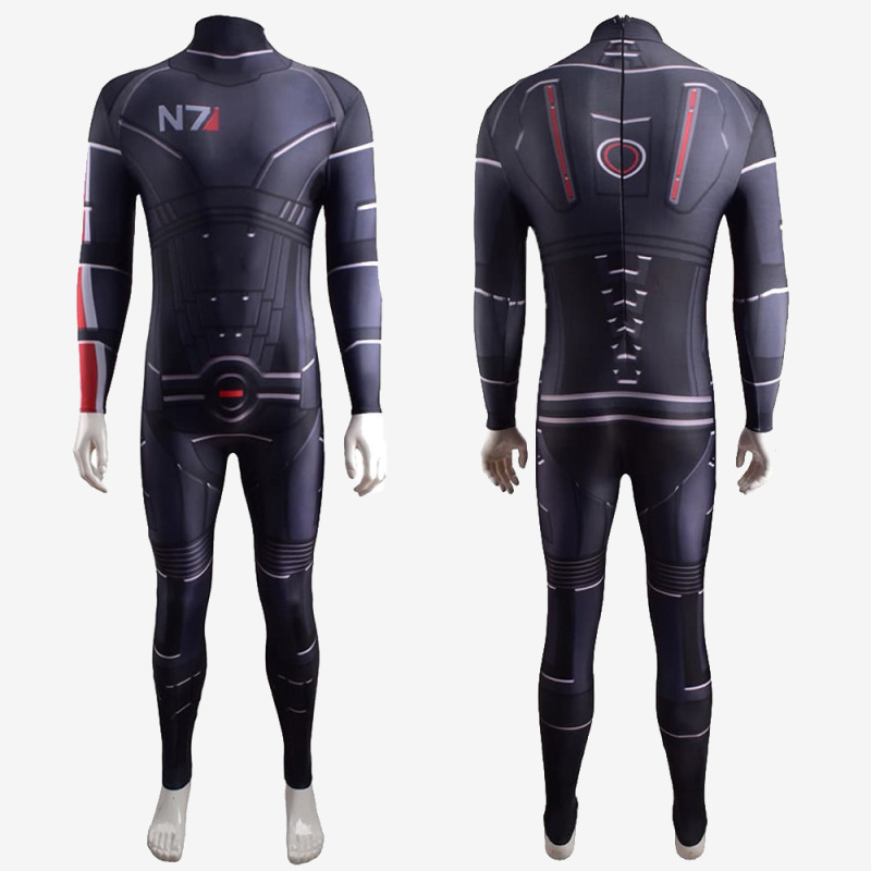 Mass Effect 3 Commander Shepard Costume Cosplay Suit Unibuy