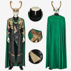 Loki Season 1 Costume Cosplay Suit With Cloak Ver 1 Unibuy