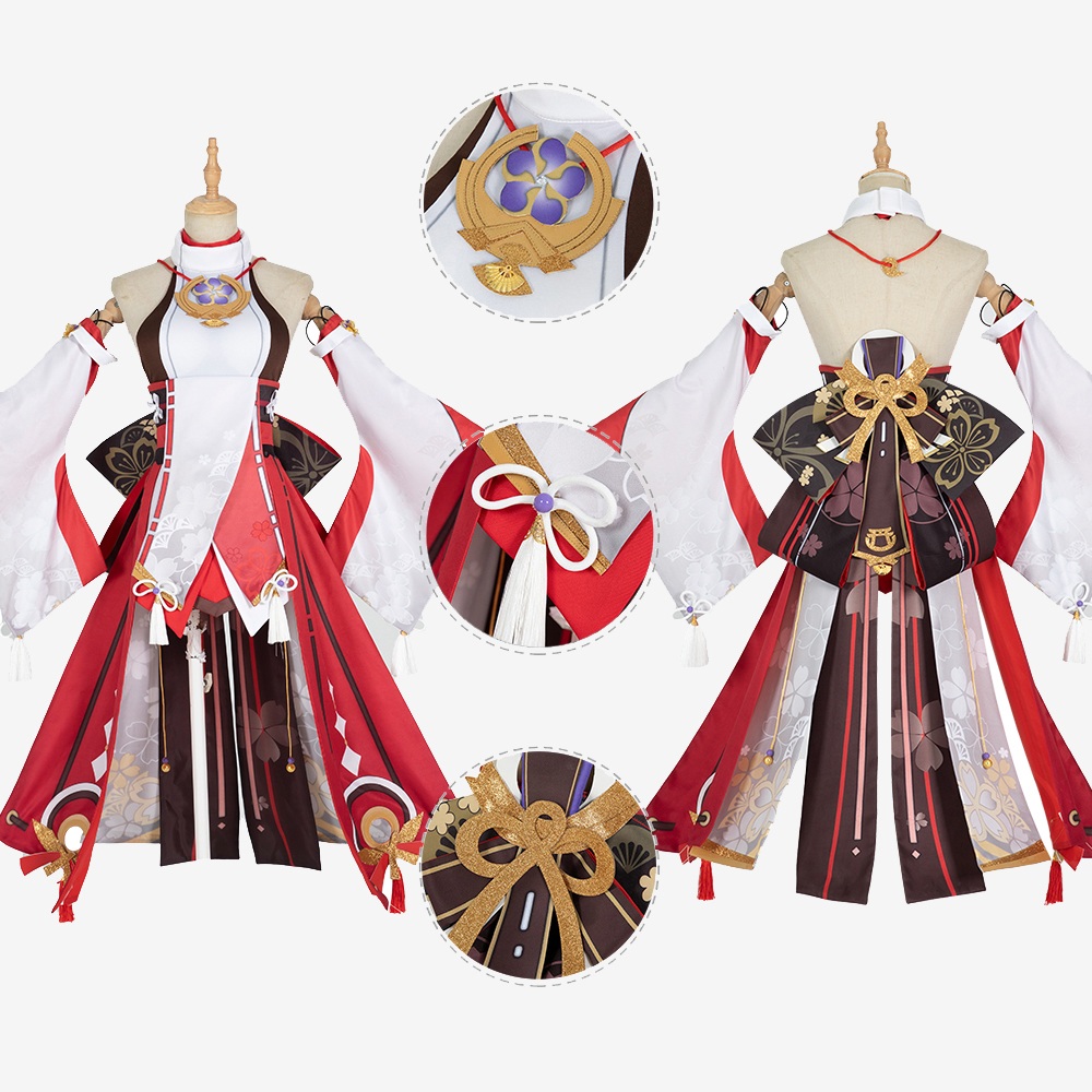 Genshin Impact Yae Miko Costume Cosplay Dress Unibuy