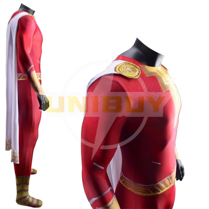 Shazam! Fury of the Gods Costume Cosplay Jumpsuit With Cloak Unibuy